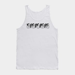 The Bicycle Race 2 Black Tank Top